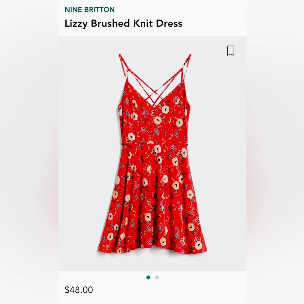 Red Floral Sundress